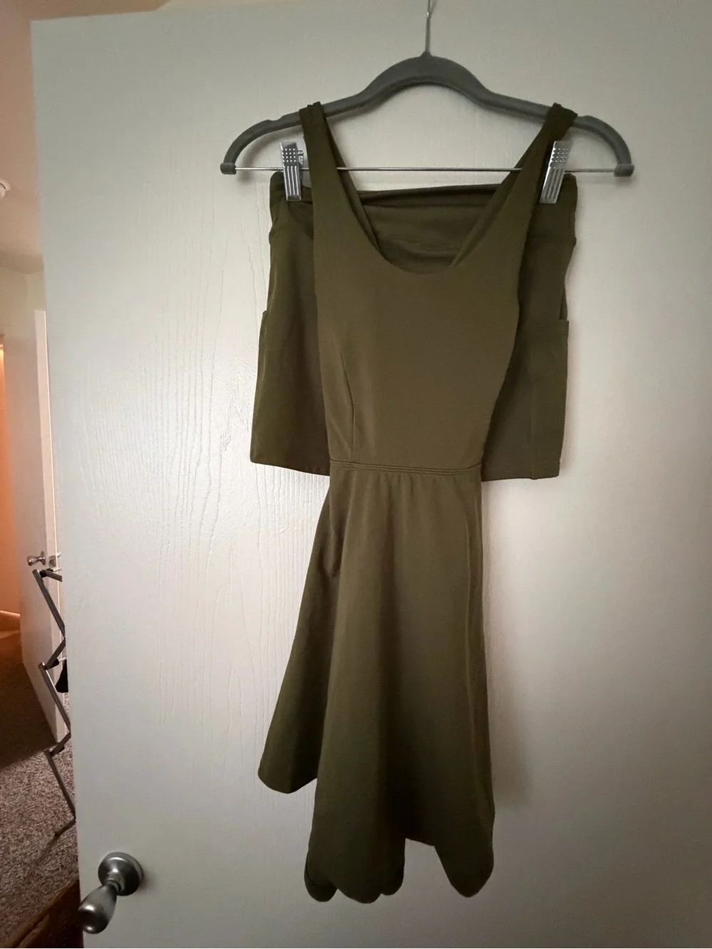 Halara Olive Green Athletic Dress